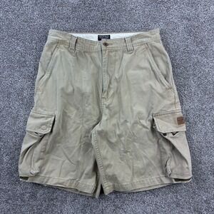 Vintage Polo Ralph Lauren Cargo Shorts Mens 34 Beige Military‎ Utility Canvas